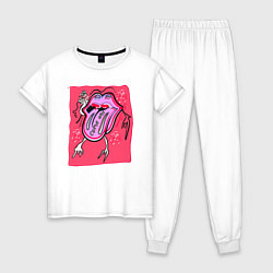 Женская пижама Rolling stones