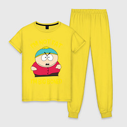 Пижама хлопковая женская South Park, Эрик Картман, цвет: желтый