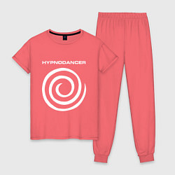 Пижама хлопковая женская HYPNODANCER, цвет: коралловый