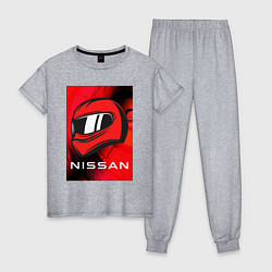 Женская пижама Nissan - Paint