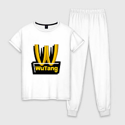Пижама хлопковая женская W - Wu-Tang, цвет: белый