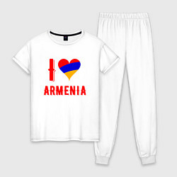Женская пижама I Love Armenia