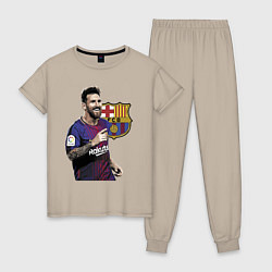 Женская пижама Lionel Messi Barcelona Argentina