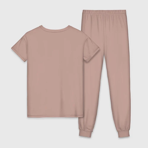 Женская пижама Мама Волейбола / Пыльно-розовый – фото 2