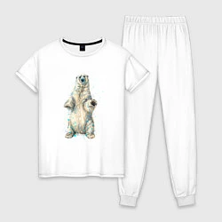 Женская пижама Белый медведь