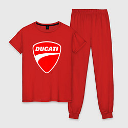 Женская пижама DUCATI ДУКАТИ ЭМБЛЕМА