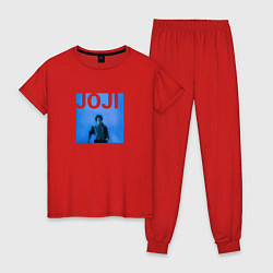 Пижама хлопковая женская JOJI, цвет: красный