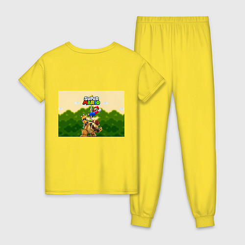 Женская пижама Mario Coins / Желтый – фото 2