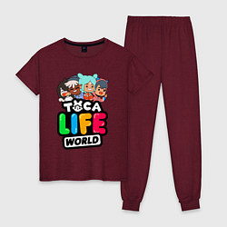 Женская пижама TOCA LIFE WORLD ТОКА ЛАЙФ ВОРЛД ПЕРСОНАЖИ