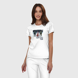 Пижама хлопковая женская Counter-Strike HNY, цвет: белый — фото 2