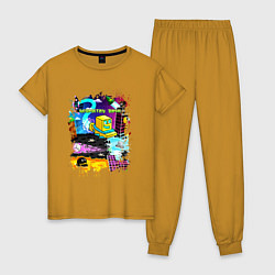 Женская пижама Geometry Dash: Pixel Logo