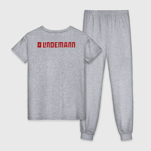 Женская пижама TILL LINDEMANN NEW LOGO / Меланж – фото 2