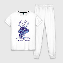 Женская пижама Lorem Ipsum Space