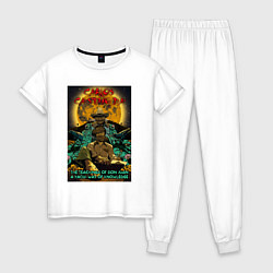 Пижама хлопковая женская Don Juаn, цвет: белый