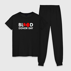Женская пижама Blood Donor Day
