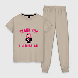 Женская пижама Спасибо, я русский