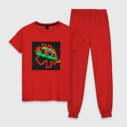 Пижама хлопковая женская RHCP - Unlimited Love 2022, цвет: красный