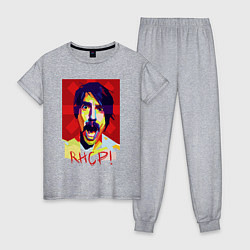Пижама хлопковая женская Kiedis RHCP, цвет: меланж