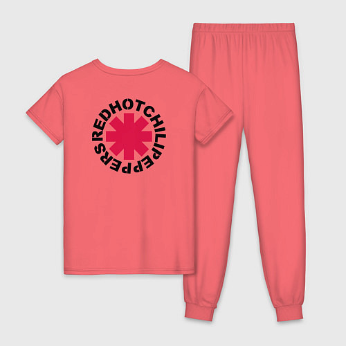 Женская пижама RHCP faces / Коралловый – фото 2