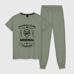 Женская пижама Arsenal: Football Club Number 1 Legendary