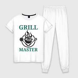 Женская пижама Гриль мастер текст Grill master