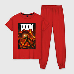 Женская пижама Doom slayer - hell
