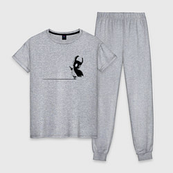 Женская пижама Hollow Knight на краю