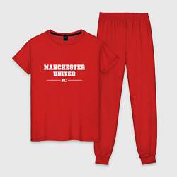 Женская пижама Manchester United football club классика