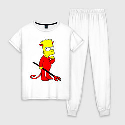 Женская пижама Bart Simpson - devil