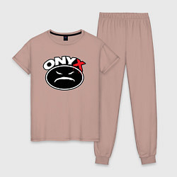 Женская пижама Onyx - black logo