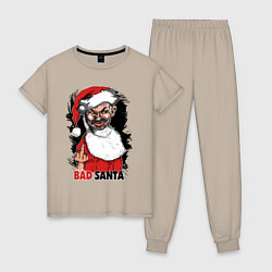 Женская пижама Bad Santa, fuck you