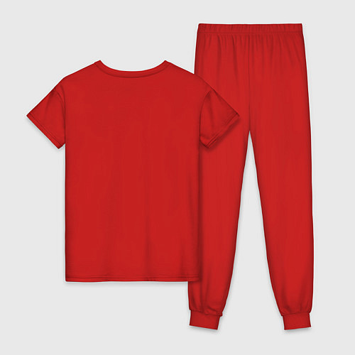 Женская пижама Please be good 2023 / Красный – фото 2