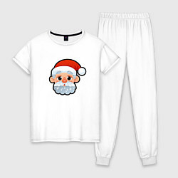 Женская пижама Мультяшный Санта Клаус