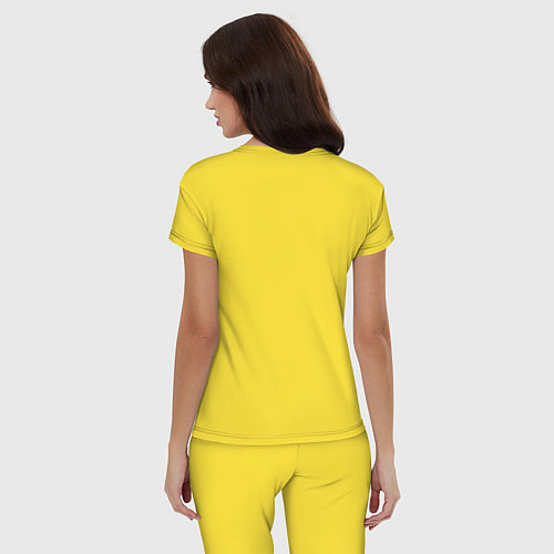 Женская пижама Мне нравиться Энгельс / Желтый – фото 4