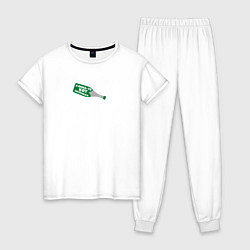 Женская пижама А вина-то кот наплакал Шипучее вино