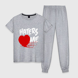 Женская пижама Haters love me