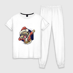 Женская пижама New year pug
