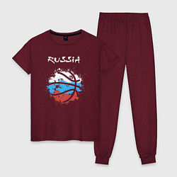 Женская пижама Russia basketball