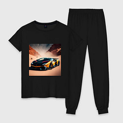 Женская пижама Lamborghini Aventador