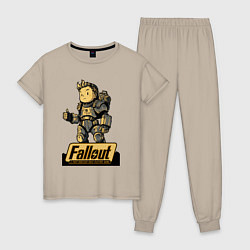 Женская пижама Vault boy in armor