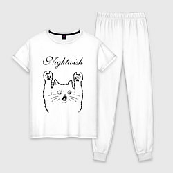 Женская пижама Nightwish - rock cat