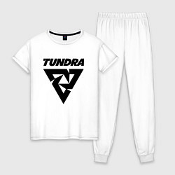 Женская пижама Tundra esports logo