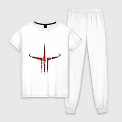 Женская пижама Quake III logo
