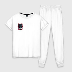 Пижама хлопковая женская Boom esports new, цвет: белый