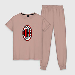 Женская пижама Футбольный клуб Milan