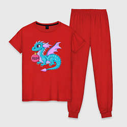 Женская пижама Дракон - символ 2024 года