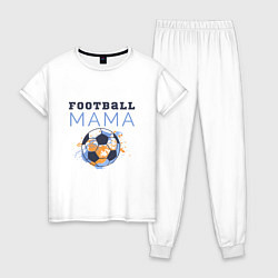 Женская пижама Футбол - мама - болельщик