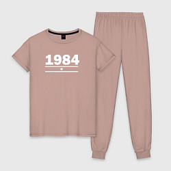 Женская пижама 1984 с белой звездой