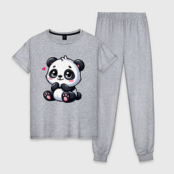 Женская пижама Забавная маленькая панда