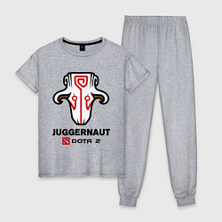 Пижама хлопковая женская Juggernaut Dota 2, цвет: меланж